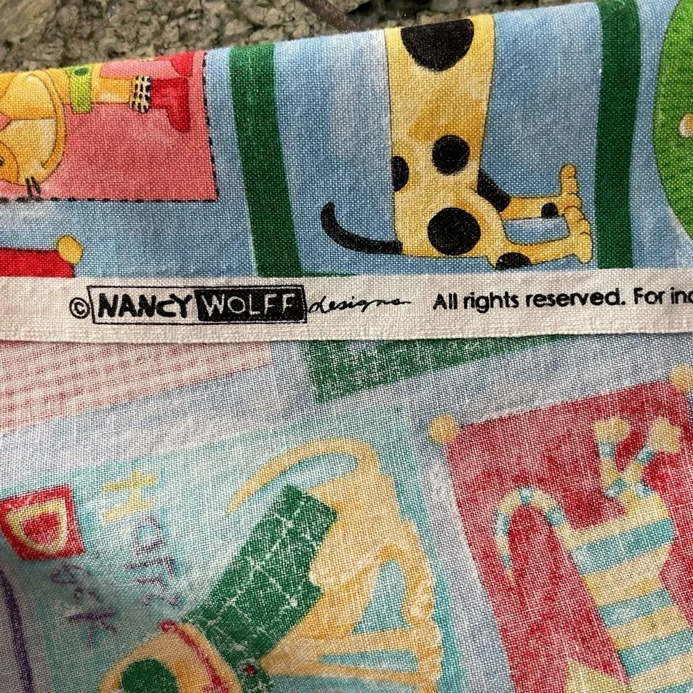 Nancy Wolff Designs Holiday Fabric Dogs Cats Let it Snow Robert Kaufman 2.41 yds
